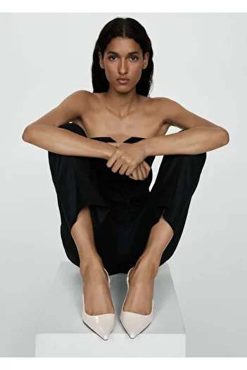 MANGO Woman Spitze Schuhe mit Absatz