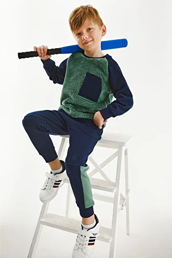 Rolypoly Φόρμα Green Boy's Fleece Rp2840-c