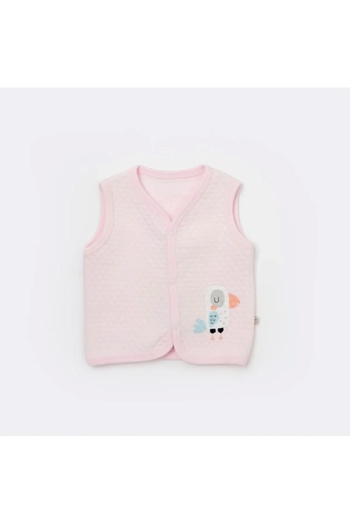 Bibaby Colors Polly Kapitone Yelek 61481 Pembe