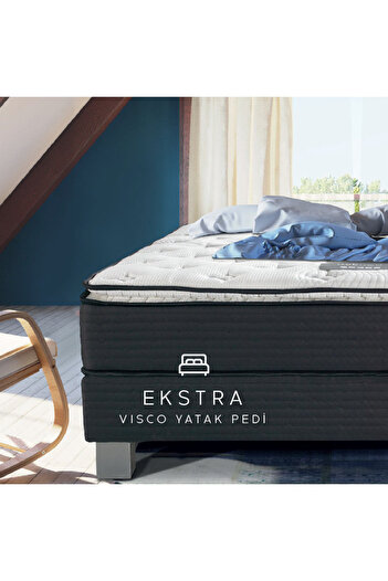 Yatsan Uykucu Elite Pillow Top Visco Pedli Yatak