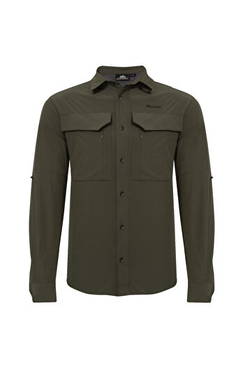 Alpinist Natriks 4 Pocket Long Sleeve Men's Shirt Khaki