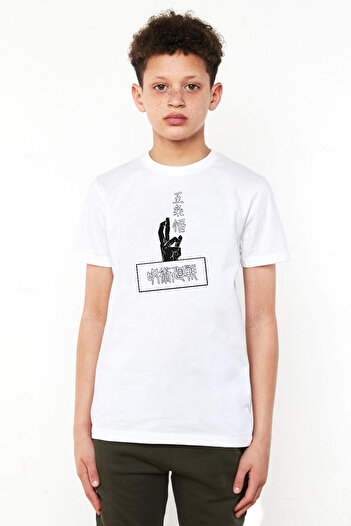 Tshirthane Jujutsu Kaisen Anime Gojo Satoru Λευκό μπλουζάκι ποδηλάτου για παιδιά
