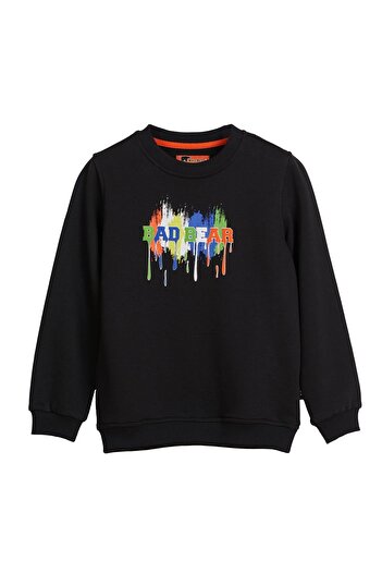 Bad Bear Hued Crewneck Jr Çocuk Sweat 24.06.12.005 Nıght