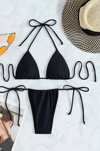 Angelsin Brazil mintás megkötött bikini alsó
