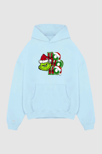 MAD COLLECTİON Φούτερ με κουκούλα με κουκούλα Unisex με κανονική εφαρμογή με μακρυμάνικη τσέπη GRINCH