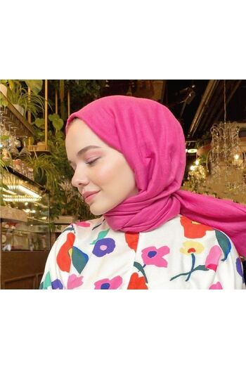 HAR-UM Ticaret Hijab Cotton Jazz Model - Pink