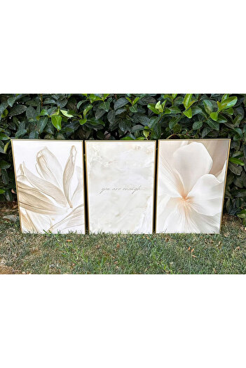 Linacci Set de pictură pe sticlă Soft Fenomen Fashion cu cadru triplu din metal auriu