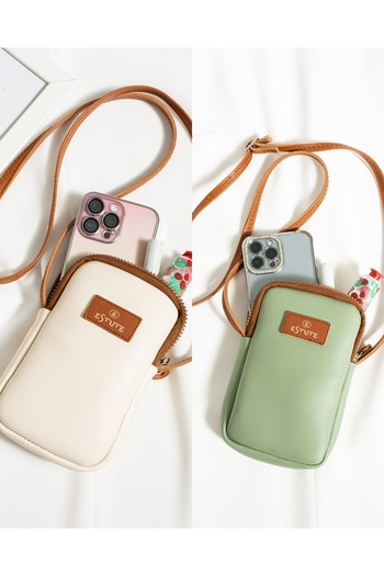 ESTUTE Unisex 2 Pack Phone Luxury Adjustable Crossbody Bag