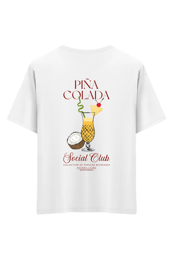 Mounte Bianca Μπλουζάκι Unisex Pina C - Oversize