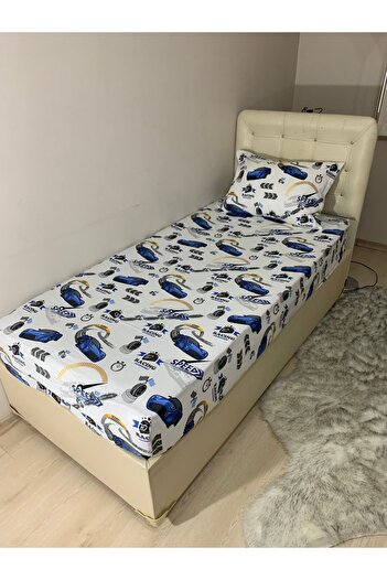 Zade Tek Kişilik Lastikli Çarşaf Takımı 90*190 Cm