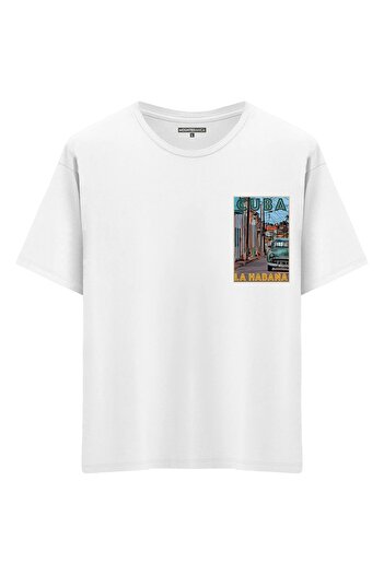 Mounte Bianca Unisex Kuba - Oversize T-Shirt