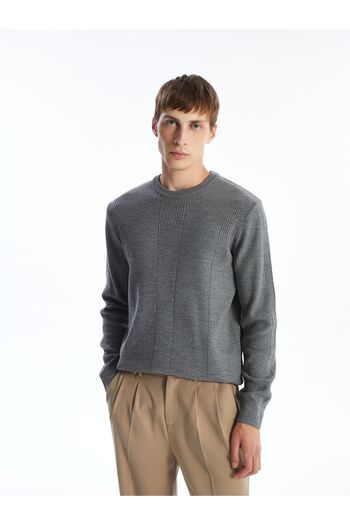 LC Waikiki Strickpullover für Herren – Langarm, Rundhalsausschnitt