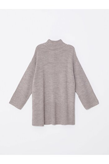 LC Waikiki Oversize Women's Knitwear Sweater - Half Turtleneck