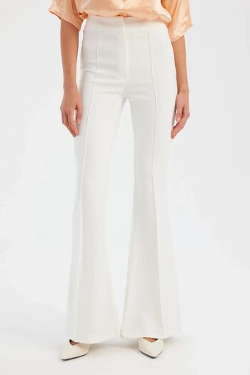 Hiccup High Waist and Front Stitched Oversize Trousers