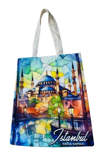 GALATA GIFT 40*34 см Сумка з принтом з тканини унісекс - для молодих та дорослих жінок, шкільна та університетська сумка