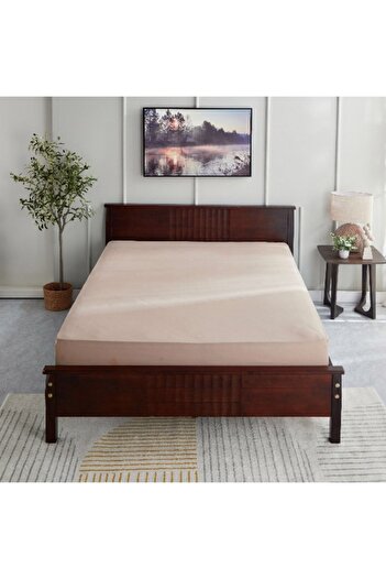 Home Box Bristol Polycotton Double Fitted Sheet - 140x200+25 cm