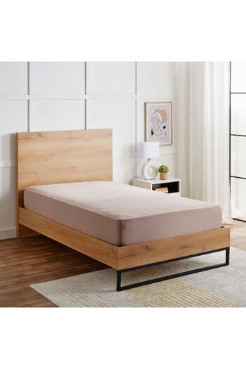 Home Box Ferum Micro Jersey Twin Fitted Sheet - 120x200+30 cm