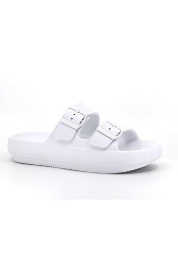 Sonimix Fluffy Beach Pool Garden Sea Summer Μαλακή χοντρή σόλα με διπλή ταινία Unisex καθημερινές παντόφλες