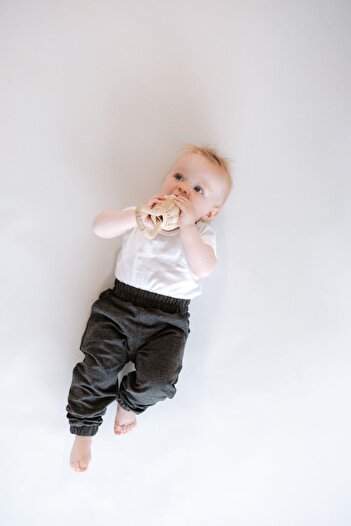 C&City Boys' Elastic Leg Sweatpants 763 Anthracite