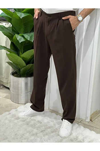 jansogroup Akkad Fashion - Buggy Fabric Trousers Pattern and Even Detail
