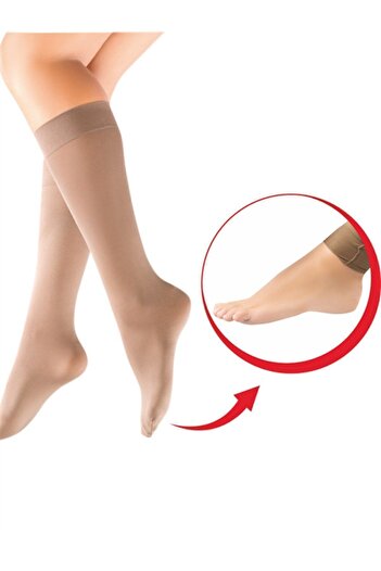 NBB Women's Nude Practical Open-toe Ablution Ablution Socks