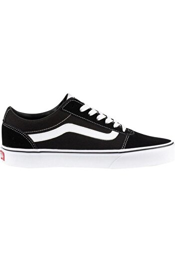 Vans Shoes Vn0A3Iuniju1 Wm Ward (Suede/Canvas) Black/White Leather