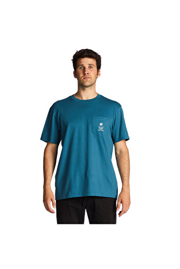 BİLLABONG Troppo Pkt Ανδρικό Μπλε Καθημερινό Στυλ T-shirt Abyzt01716-bll