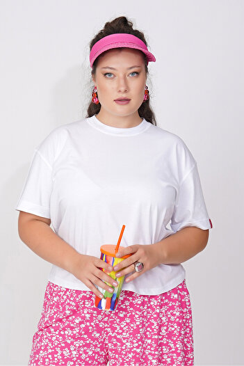 Büyük Moda SHORT BASIC COTTON T-SHIRT