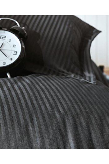 kapsulavm Double Satin Nev Set Elegante Stripe Black