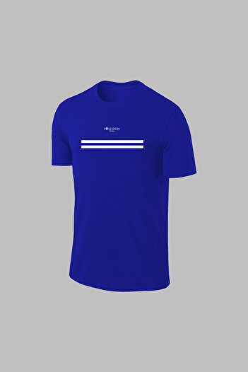 POSEIDON STORM Men's Blue Dri-Fit Sports Set - Comfort Pocket, Short Sleeve T-Shirts and Shorts (4XL-)