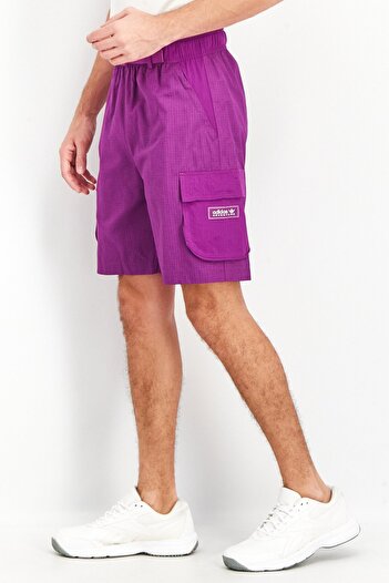 adidas Men Sportswear Fit Brand Logo Shorts, Purple