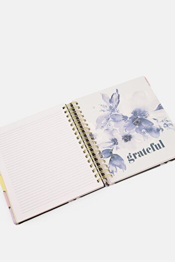 Votum For I Know The Plan I have For You Spiral Bound Floral Notebook, Black Combo