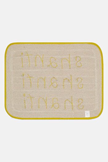 Muy Mucho Shanti Rug 50 x 70 cm, White