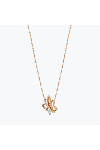 Altınbaş Pırlanta Lotus Kolye