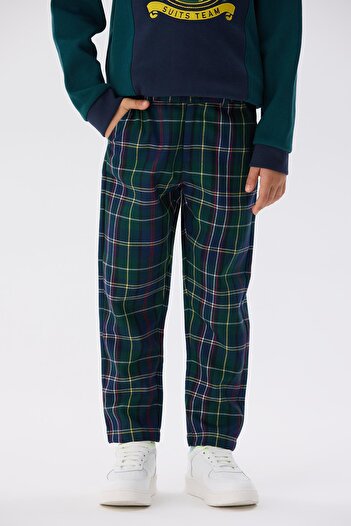 Nebbati Bg Store Boy's Plaid Pants
