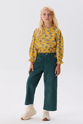 Tyess Bg Store Girl's Green Pants