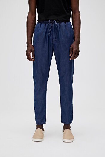 Bad Bear Sartor Navy Blue Men's Trousers