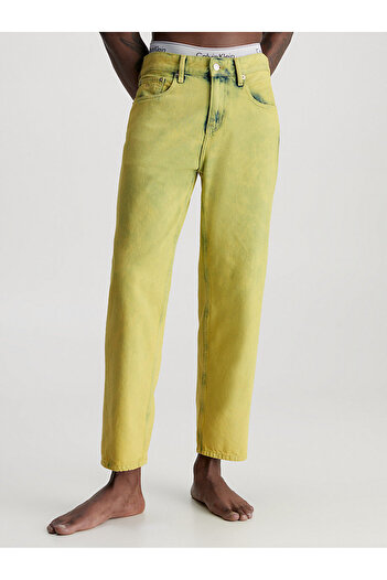 Calvin Klein Erkek 90S Straight Crop Jean Pantolon