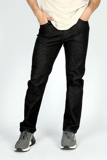Lee Cooper Ανδρικό τζιν παντελόνι Rico High Waist Straight Cut ίσιο πόδι μαύρο