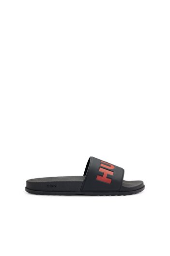 HUGO Logolu Bantlı Slide Terlik