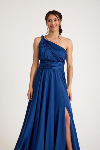 MAXXE 4923St Helen One Shoulder Satin Dress