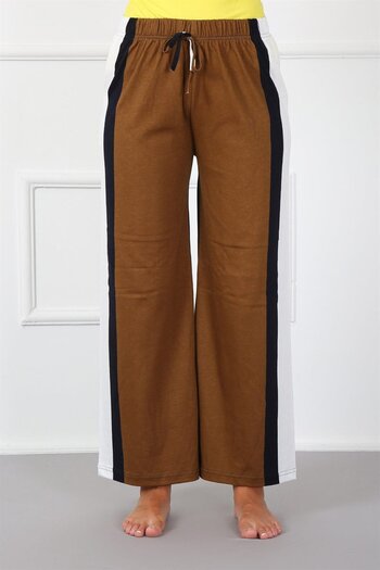 Akbeniz Combed Cotton Wide Leg Trousers 210015