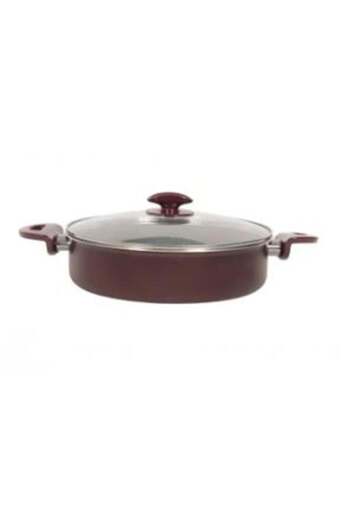 Mehtap 24 cm Granite Carnivore Pot Claret Red