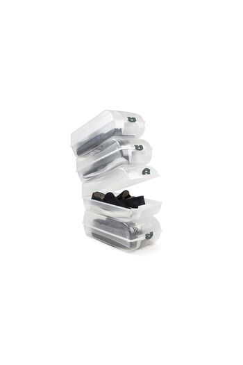 Dükkanönü 5 Pieces of Transparent Shoe Storage and Protection Box G423