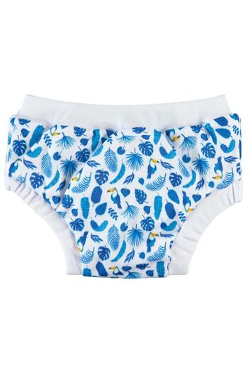 mycey Boy's Blue Parrot Training Pants
