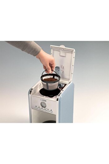 ARIETE Vintage 1342 Mavi Filtre Kahve Makinesi