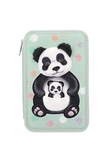 Top Model Depesche Panda Geantă pentru stilouri cu 3 straturi umplute 12786_A