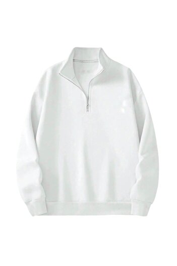 FV La Printed Women's Half Zipper Sweatshirt