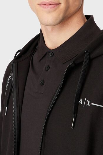 Armani Exchange Cotton Regular Fit Hooded Sweat Men's Sweat 3rzmbb Zjcaz 1200