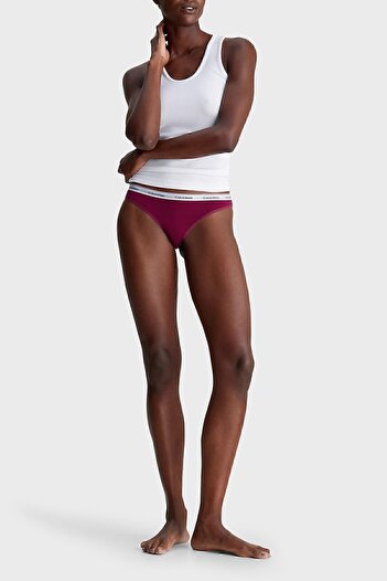 Calvin Klein Streç Pamuklu 3 Pack Külot 000QD5207ENP6  KÜLOT 000QD5207E NP6